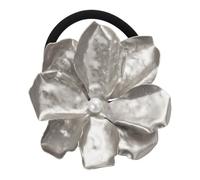 Chouchous à cheveux surdimensionnés en forme de fleur métallique, chouchou élastique pour cheveux, décoration de cheveux pour femme