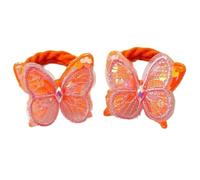 Chouchous à, cravate à cheveux papillon à, B | Élastique à cheveux papillon élaboré pour femmes, postiches élastiques, outil de coiffure pour adolescentes,