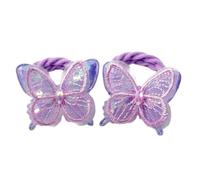 Chouchous à, cravate à cheveux papillon à, Purple | Élastique à cheveux papillon élaboré pour femmes, postiches élastiques, outil de coiffure pour adolescentes,