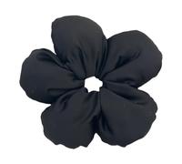 Chouchous à fleurs bouffantes françaises, chignons surdimensionnés, porte-queue de cheval, bandeau à fleurs, coiffure élégante pour de cheval