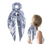 Chouchous à paillettes | Support de queue de cheval à paillettes | Bandeaux élastiques pour filles, femmes, épouses, danseuses, artistes, anniversaires, vacances, mariage, vacances, gym, entraînement