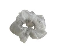 Chouchous À Pois Pour Femmes 1pcs Fresh Mesh Large Intestine Hair Rings - Floral Dots Head Rope Academy Wind Elastic Band Hair Accessories(FCCQ-24X01)