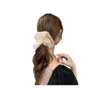 Chouchous À Pois Pour Femmes 1pcs Fresh Mesh Large Intestine Hair Rings - Floral Dots Head Rope Academy Wind Elastic Band Hair Accessories(FCCQ-24X23)