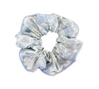 Chouchous À Pois Pour Femmes Sea Blue Polka Dot Hair Ties Rubber Sweet Headwear Versatile Floral Plaid Hair Ropes For Girls Women(Color6)