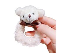 Chouchous adorables ours en peluche pour queue de cheval, accessoires pour cheveux élastiques