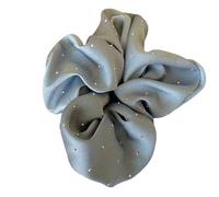 Chouchous chatoyants avec bande en tissu doux pour femme, accessoire de queue de cheval tendance, accessoires légers