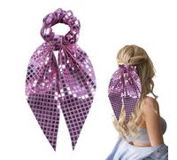 Chouchous Cheveux Nœud à Paillettes,Chouchous Scintillants,Bandeaux Cheveux pour Poignet | pour Filles Femmes Épouses Danseuses Artistes Anniversaire Vacances Sport Mariage
