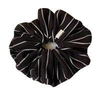 Chouchous Chouchou rayé à 1 pièce, fait main, ton neutre, accessoire de coiffure élastique for femmes et filles au quotidien(Brown)