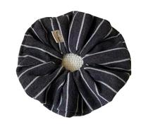 Chouchous Chouchou rayé à 1 pièce, fait main, ton neutre, accessoire de coiffure élastique for femmes et filles au quotidien(Grey)