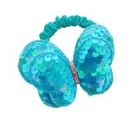 Chouchous élastiques à cheveux en forme de papillon avec corde à cheveux à paillettes - Accessoires féminins
