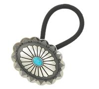 Chouchous élastiques ethniques simples pour queue de cheval - Anneaux à cheveux enchanteurs simples - Corde à cheveux pour fille