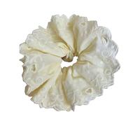 Chouchous élastiques multi-couches en dentelle pour chignon élégant, convient aux cheveux longs et tendance pour femme