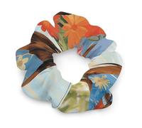 Chouchous élastiques sans dommage - Teckel - Peinture tropicale - Doux - Pour homme et femme - Confort tout au long de la journée - Tous les types de cheveux