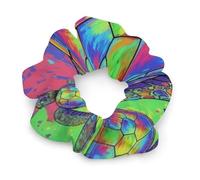 Chouchous élastiques violets et bleus pour femmes et filles, pour tresses et queues de cheval longue durée, sans métal, accessoires pour dreadlocks