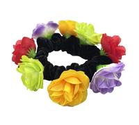 Chouchous élégants à fleurs artificielles pour femmes, chouchou élastique pour cheveux français, pour queue de cheval