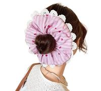 Chouchous élégants en dentelle pour queue de cheval basse pour femmes à la mode