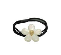 Chouchous élégants en métal pour femmes et filles - Élastiques en caoutchouc - Accessoires pour cravates - Anneau à cheveux - Support de corde - Coiffure (8)