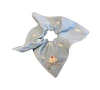 Chouchous élégants pour femme avec décoration de cerises bleues pour un look sophistiqué