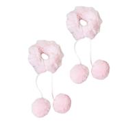 Chouchous en peluche extensible pour queue de cheval - Pour adultes et enfants - Pour l'hiver