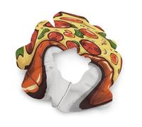 Chouchous en satin doux en forme de cœur « J’adore la pizza » pour femmes