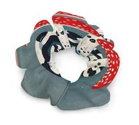 Chouchous en satin doux et extensible, imprimé champignons abstraits, élastiques pour cheveux, accessoires de cheveux tendance pour tous les types de cheveux