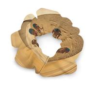 Chouchous en satin doux et extensible, imprimé égyptiens anciens, élastiques pour cheveux, accessoires de cheveux tendance pour tous les types de cheveux