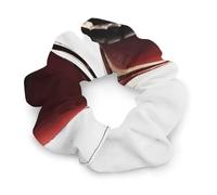 Chouchous en satin, motif hockey sur glace imprimé, chouchous pour queue de cheval, élastiques à cheveux durables avec élastiques à cheveux tendance pour femme