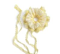 Chouchous en satin pour femme - Cheveux plus doux que la dentelle de soie - Grand chouchou pour queue de cheval - Avec bandes élastiques - Épais, fin et bouclé