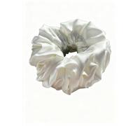 Chouchous en satin pour femme, cheveux plus doux que le tulle de soie, gros chouchou pour queue de cheval avec bandes élastiques, épais, fin et bouclé