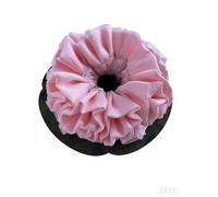 Chouchous en satin pour femme, cheveux plus doux que le tulle de soie, gros chouchou pour queue de cheval avec bandes élastiques, épais, fin et bouclé