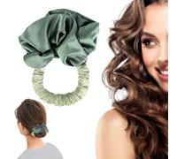 Chouchous en soie bouclés sans chaleur pour femmes, chouchous élastiques endormis, nœud endormi, rouleau de cheveux doux pour queue de cheval, sans boucles thermiques pour cheveux longs, coiffures DIY