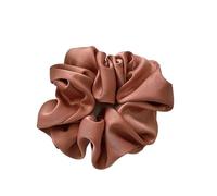 Chouchous en soie de couleur unie, élastiques for cheveux, accessoires for cheveux, queue de cheval, élastiques en caoutchouc for filles, couvre-chefs décontractés(Dark pink)