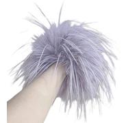 Chouchous garnis, bandes de cheveux à ajustement doux, conception pour cuir chevelu sensible et port prolongé, grands chouchous à plumes