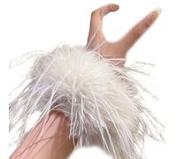 Chouchous garnis, bandes de cheveux à ajustement doux, conception pour cuir chevelu sensible et port prolongé, grands chouchous à plumes