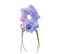 Chouchous imprimés, Lot de 3 chouchous roses multicolores taille A(Purple;)