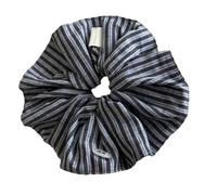 Chouchous légers et confortables avec nœud à rayures - Double couleur - Postiches élégantes pour filles et femmes - Cadeau tendance - Accessoires de cheveux décontractés pour un usage quotidien