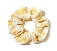 Chouchous Lot de 3 chouchous élastiques à cheveux en polyester imprimé écossais for(Yellow)