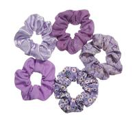 Chouchous Lot de 5 chouchous élastiques for cheveux for filles, attaches for queue cheval, tissu en mousseline soie et satin(Color8)