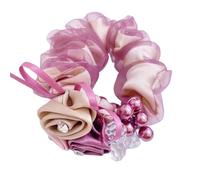 Chouchous pour Cheveux 5 pièces de fil fleur, corde à cheveux, bandeau élégant avec nœud for femmes(Color9)