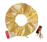 Chouchous pour cheveux avec poche à fermeture éclair, accessoires doux pour queue de cheval | Chouchous avec poches secrètes | Pour rouge à lèvres, espèces, clés, objets de valeur