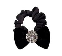 Chouchous pour Cheveux Bandeau avec nœud en velours et strass for femme
