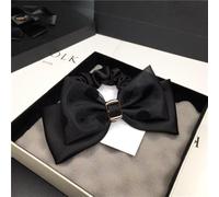 Chouchous pour Cheveux Bandeau en corde à cheveux avec nœud à pois for femmes(Schwarz)