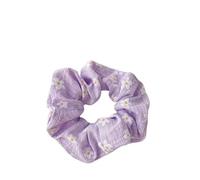 Chouchous pour Cheveux Bandes élastiques en tissu à fleurs colorées for femmes, 10 pièces, attaches for cheveux, chouchous floraux simples, corde(Purple)