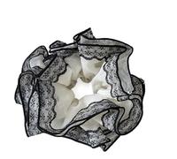 Chouchous pour Cheveux Chouchou élastique en dentelle ajourée, 5 pièces, grand cercle, corde for cheveux, fleur, accessoires for(Style2)