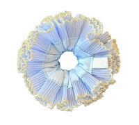 Chouchous pour Cheveux Chouchous élastiques en dentelle Double couche, 3 pièces, couvre-chef(Color5)