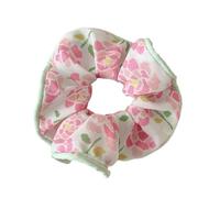 Chouchous pour Cheveux Chouchous larges avec bord en dentelle imprimé élégant, 5 pièces, doux et mignons for cheveux(Color7)