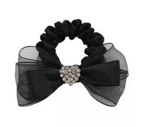 Chouchous pour Cheveux Corde à cheveux en tulle avec nœud en forme de cœur et strass for femme