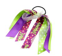 Chouchous pour cheveux d'Halloween - Chouchous à cheveux longs en ruban, chouchou pour cheveux, élastiques pour queue de cheval pour décoration d'Halloween