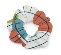 Chouchous pour cheveux femme, style abstrait moderne du milieu du siècle, élastiques fins pour queue de cheval, sans abîmer les cheveux, accessoires pour dreadlocks