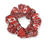 Chouchous pour femmes, élastiques à cheveux avec imprimé drapeau canadien, joli support de queue de cheval, accessoires pour cheveux pour femmes
